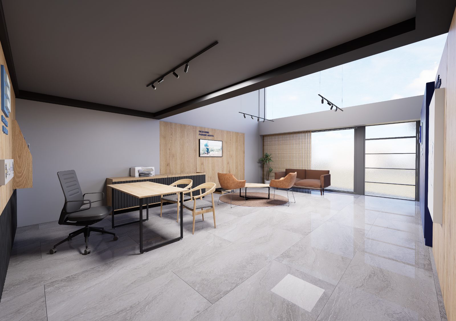 Sala de ventas corporativa Echeverría MIND, Parque Araya